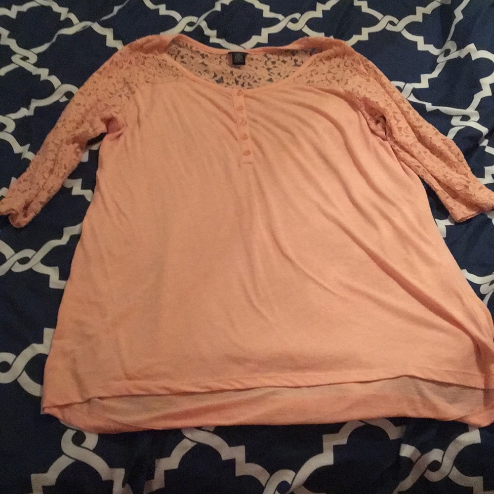 Coral 1/4 sleeve 🧡